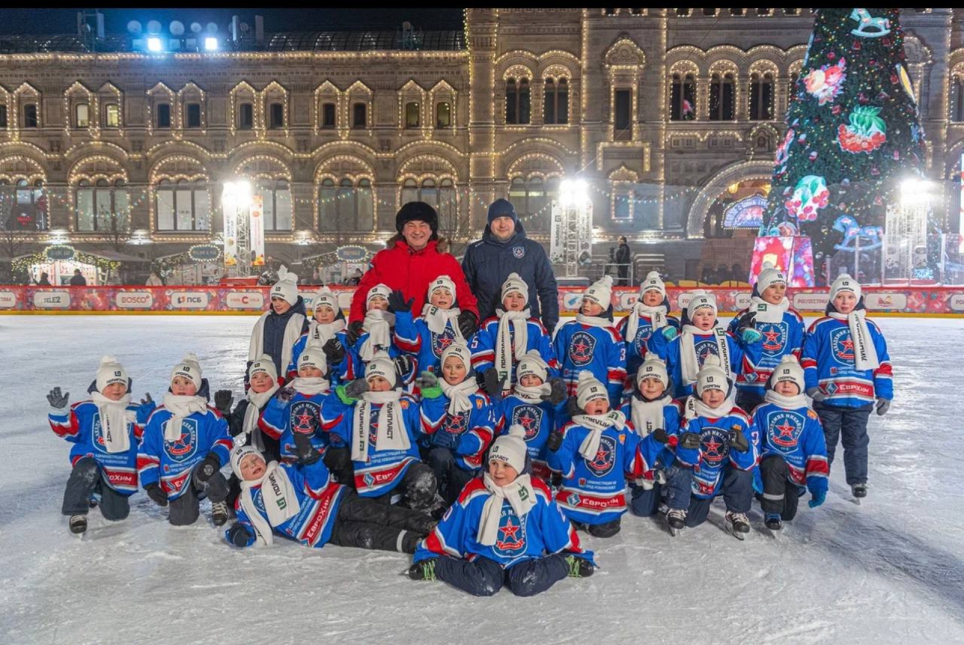 «Михайловцы» на Красной площади в преддверии старого Нового года